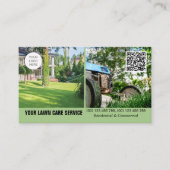 Visitekaartje voor thuiszorg met foto dubbelzijdig (Voorkant)