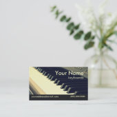 Visitekaartje voor toetsenbordafspeelapparaat (Staand voorkant)