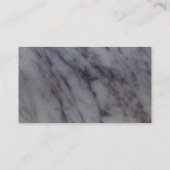 Visitekaartje voor toonaangevend of teller (Achterkant)