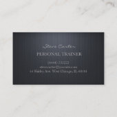 Visitekaartje voor trainingssport (Achterkant)