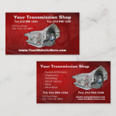Visitekaartje voor transmissiereparatie (Voorkant / Achterkant)