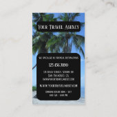 Visitekaartje voor Tropical Travel Agency (Achterkant)