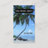 Visitekaartje voor Tropical Travel Agency (Voorkant)