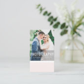 visitekaartje voor trouwfotograaf (Staand voorkant)