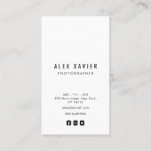 visitekaartje voor trouwfotograaf (Achterkant)