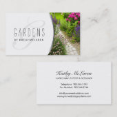 Visitekaartje voor tuinbouw en landschapsonderhoud (Voorkant / Achterkant)