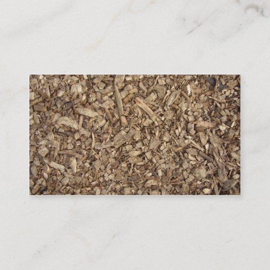 Visitekaartje voor tuinman en tuinarchitect (Achterkant)