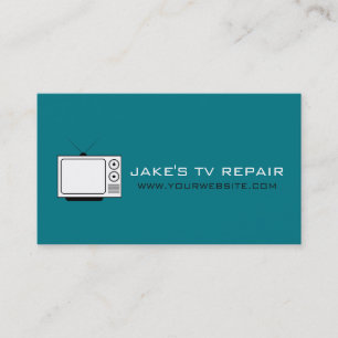 Visitekaartje voor tv-reparatie