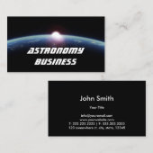 Visitekaartje voor ultraviolette ruimte (Voorkant / Achterkant)