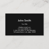 Visitekaartje voor ultraviolette ruimte (Achterkant)