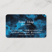 Visitekaartje voor Vape-shop (Achterkant)