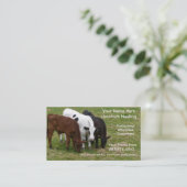 Visitekaartje voor veeteeltrangeerders (Staand voorkant)