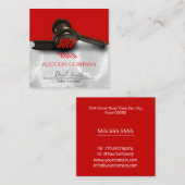 Visitekaartje voor veilingservices (Voorkant / Achterkant)