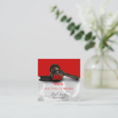 Visitekaartje voor veilingservices (Staand voorkant)