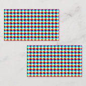 Visitekaartje voor verbinding met driehoekige cirk (Voorkant / Achterkant)