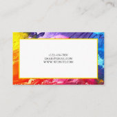 Visitekaartje voor verf binnen- en buitenshuis (Achterkant)