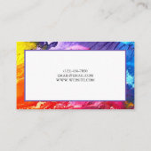 Visitekaartje voor verf binnen- en buitenshuis (Achterkant)