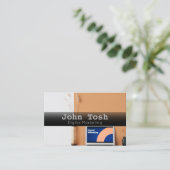 Visitekaartje voor verkoop van digitale marketing (Staand voorkant)