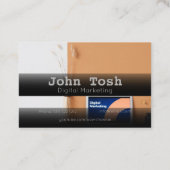 Visitekaartje voor verkoop van digitale marketing (Achterkant)