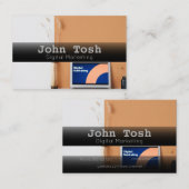 Visitekaartje voor verkoop van digitale marketing (Voorkant / Achterkant)