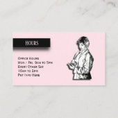 Visitekaartje voor verpleegkundige verzorger met K (Achterkant)