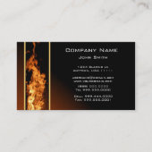 Visitekaartje voor verticale vlam (Voorkant)