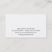 Visitekaartje voor vervoer en goederenvervoer (Achterkant)