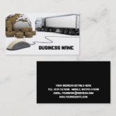 Visitekaartje voor vervoer en goederenvervoer (Voorkant / Achterkant)