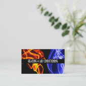 Visitekaartje voor verwarming en airconditioning (Staand voorkant)