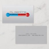 Visitekaartje voor verwarming en airconditioning (Voorkant / Achterkant)