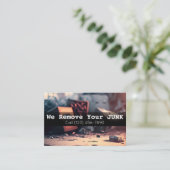 Visitekaartje voor verwijdering van residentiële j (Staand voorkant)