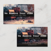 Visitekaartje voor verwijdering van residentiële j (Voorkant / Achterkant)