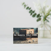 Visitekaartje voor verwijdering van residentiële j (Staand voorkant)