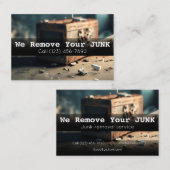 Visitekaartje voor verwijdering van residentiële j (Voorkant / Achterkant)