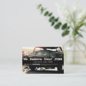 Visitekaartje voor verwijdering van residentiële j (Staand voorkant)