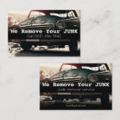 Visitekaartje voor verwijdering van residentiële j (Voorkant / Achterkant)