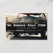 Visitekaartje voor verwijdering van residentiële j (Voorkant)