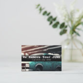 Visitekaartje voor verwijdering van residentiële j (Staand voorkant)