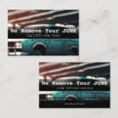 Visitekaartje voor verwijdering van residentiële j (Voorkant / Achterkant)