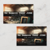 Visitekaartje voor verwijdering van residentiële j (Voorkant / Achterkant)