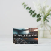 Visitekaartje voor verwijdering van residentiële j (Staand voorkant)