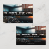 Visitekaartje voor verwijdering van residentiële j (Voorkant / Achterkant)