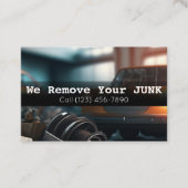 Visitekaartje voor verwijdering van residentiële j (Voorkant)