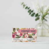 Visitekaartje voor verwijzing van spa (Staand voorkant)