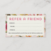 Visitekaartje voor verwijzing van spa (Achterkant)