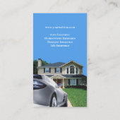 Visitekaartje voor verzekering (Achterkant)