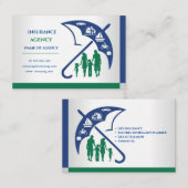Visitekaartje voor verzekeringsagenten (Voorkant / Achterkant)