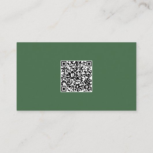 Visitekaartje voor verzorging en tuinbouw (Achterkant)