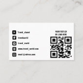 Visitekaartje voor videokanaalpromotie (Achterkant)