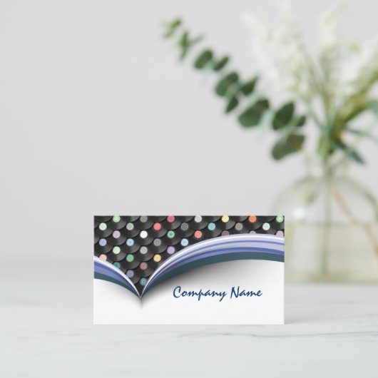 Visitekaartje voor Vinyl Record Opname Studio (Staand voorkant)